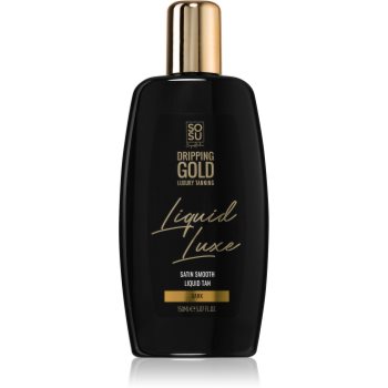Dripping Gold Luxury Tanning Liquid Luxe apa de auto-bronzare pentru corp - imagine 2